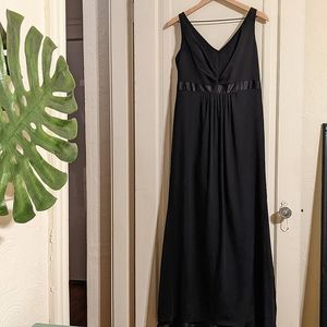 David's Bridal Black Bridesmaid Dress